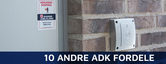 Elektronisk adgangskontrol fordele