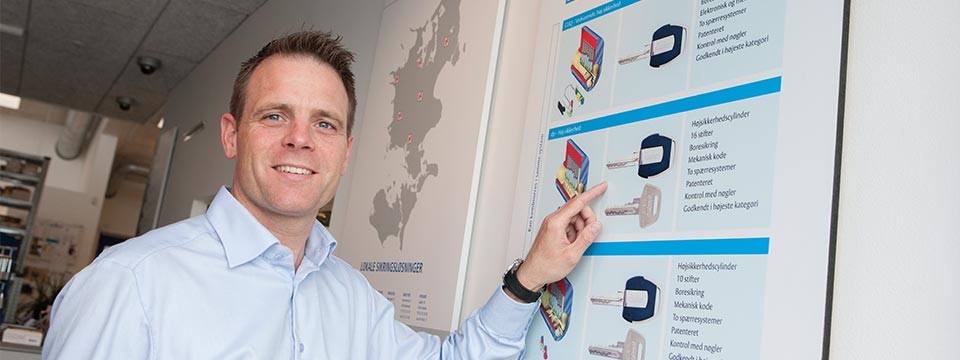 Mekanisk sikring nøgler