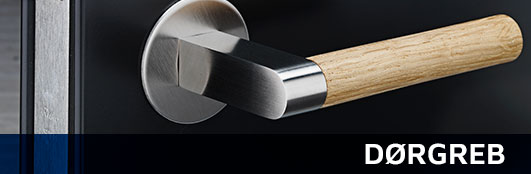 Indendørs og udendørs dørgreb