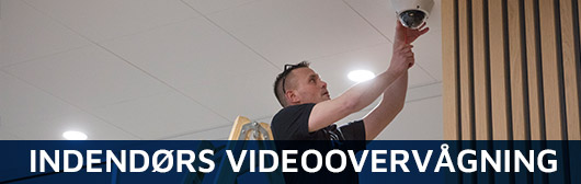 Indendørs videoovervågning