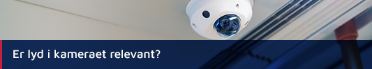 Videoovervågning med lyd