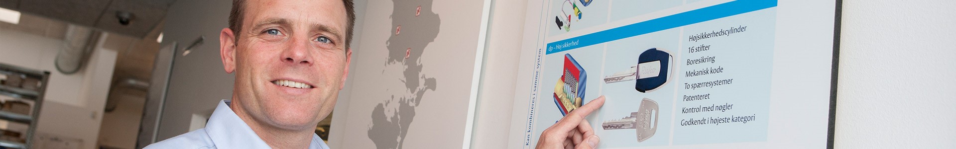 Låsesystem med brik