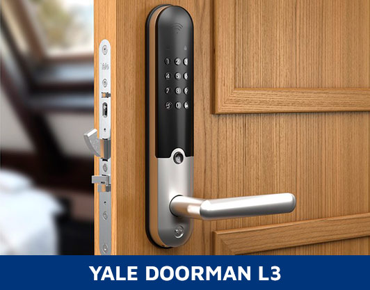 Elektronisk lås Doorman L3 fra Yale (Ruko)