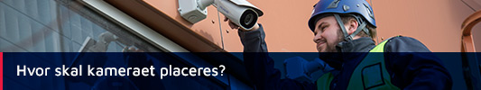 Videoovervågning placering